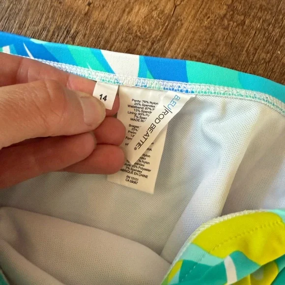 Bleu Rod Beattie 3 piece Colorful Floral Bikini - Picture 5 of 13